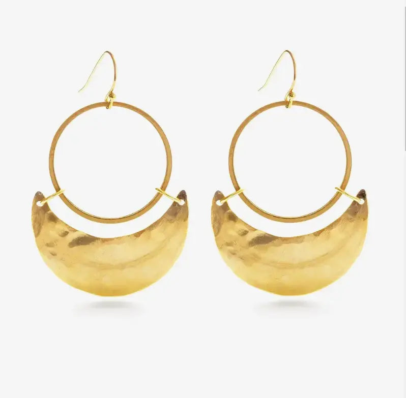 Crescent Moon High Priestess Earrings